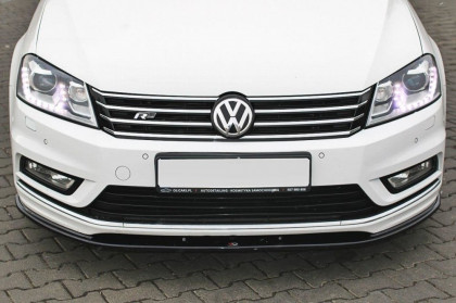 Spojler pod nárazník lipa Vw Passat B7 R-Line 2010- 2014 černý lesklý plast