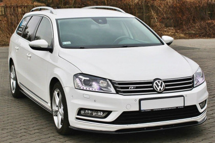 Spojler pod nárazník lipa Vw Passat B7 R-Line 2010- 2014 černý lesklý plast