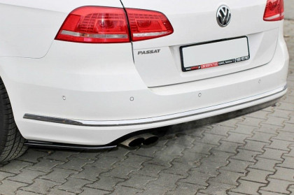 Splittery zadní boční Vw Passat B7 R-Line Variant 2010- 2014 černý lesklý plast