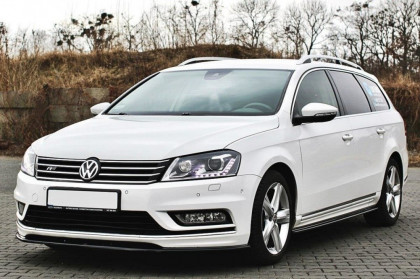 Prahové lišty Vw Passat B7 R-Line 2010- 2014 černý lesklý plast