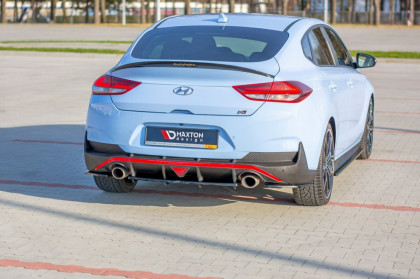 Splittery zadní boční Hyundai I30 N Fastback Mk3 černý lesklý plast