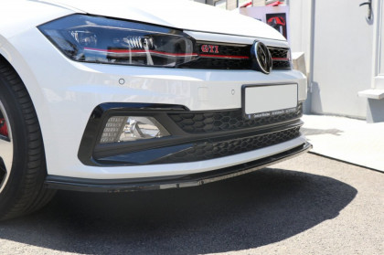 Spojler pod nárazník lipa VW POLO MK6 GTI 2017- černý lesklý plast