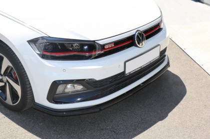 Spojler pod nárazník lipa VW POLO MK6 GTI 2017- černý lesklý plast