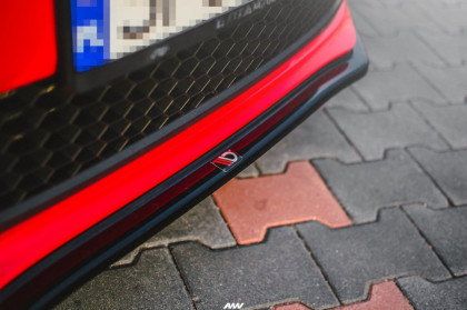 Spojler pod nárazník lipa VOLKSWAGEN POLO MK5 GTI 6R FACELIFT (2010 - 2014) carbon look