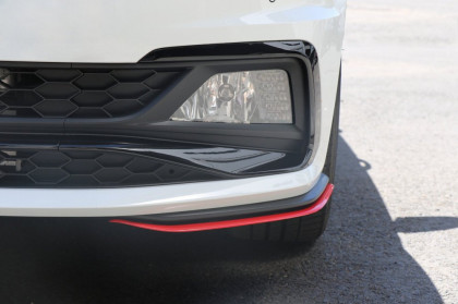 Spojler pod nárazník lipa V.5 VW POLO MK6 GTI 2017- černý lesklý plast