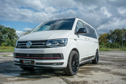 Prahové lišty Volkswagen T6 2015- černý lesklý plast