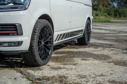 Prahové lišty Volkswagen T6 2015- černý lesklý plast