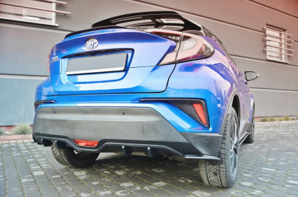 Difuzor zadního nárazníku TOYOTA C-HR 2016- černý lesklý plast