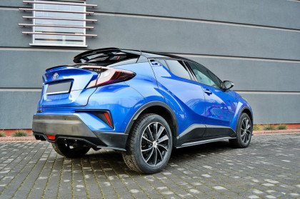 Prahové lišty TOYOTA C-HR 2016- černý lesklý plast