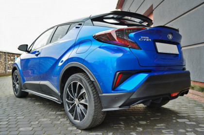 Splittery zadní boční TOYOTA C-HR 2016- černý lesklý plast