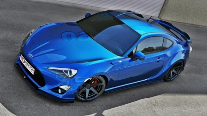 Prahové lišty Toyota GT86 2012 - 2016 černý lesklý plast