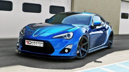 Prahové lišty Toyota GT86 2012 - 2016 černý lesklý plast