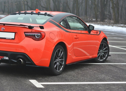 Prahové lišty SUBARU BRZ/ TOYOTA GT86 FACELIFT černý lesklý plast