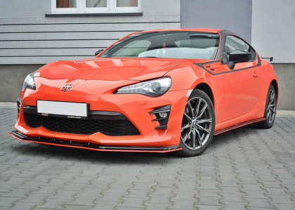 Spojler pod nárazník lipa V.4 TOYOTA GT86 FACELIFT 2017- černý lesklý plast