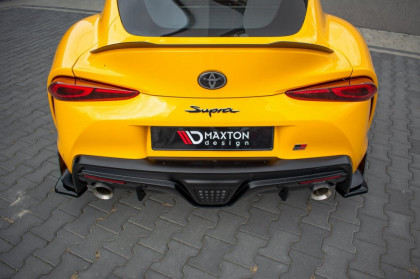 Splittery zadní boční Toyota Supra Mk5 2019- černý lesklý plast