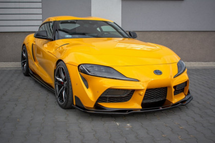 Spojler pod nárazník lipa V.2 Toyota Supra Mk5 2019- černý lesklý plast