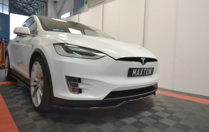 Spojler pod přední nárazník lipa Tesla Model X 2015- carbon look