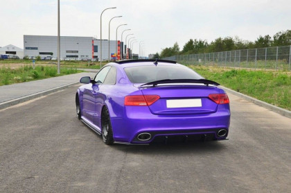 Prodloužení střešního spojleru Audi RS5 8T / 8T FL  carbon look