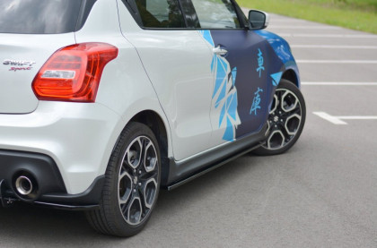 Prahové lišty SUZUKI SWIFT 6 SPORT 2018- černý lesklý plast