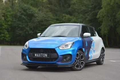 Spojler pod přední nárazník lipa V.1 SUZUKI SWIFT 6 SPORT 2018- černý lesklý plast