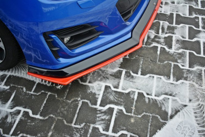 Spojler pod přední nárazník lipa V.5 SUBARU BRZ FACELIFT 2017- černý lesklý plast