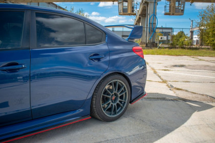 Splittery zadní boční SUBARU WRX STI 2014- černý lesklý plast