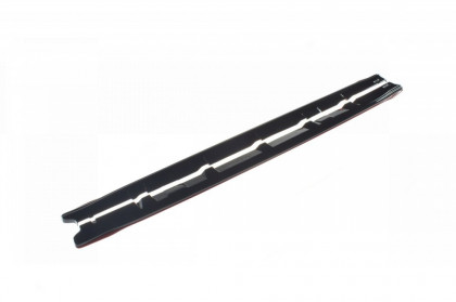 Prahové lišty SUBARU WRX STI 2014-  černý lesklý plast