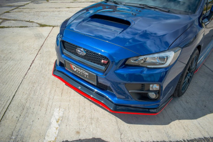 Spojler pod přední nárazník lipa SUBARU WRX STI 2014- carbon look