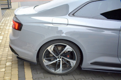 Splittery zadní boční Audi RS5 F5 Coupe černý lesklý plast