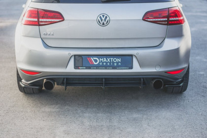 Splittery zadní boční V.2 VW Golf 7 GTI  černý lesklý plast