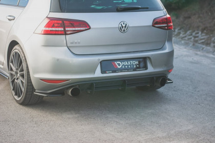 Splittery zadní boční V.2 VW Golf 7 GTI  černý lesklý plast