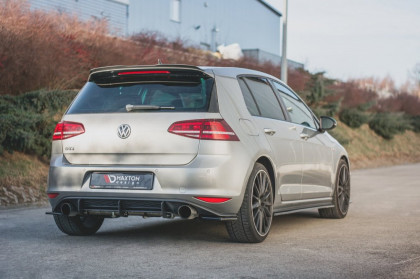 Splittery zadní boční V.2 VW Golf 7 GTI  černý lesklý plast