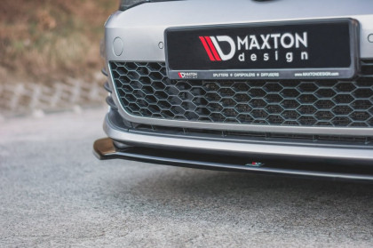 Spojler pod přední nárazník lipa V.2 VW Golf 7 GTI carbon look