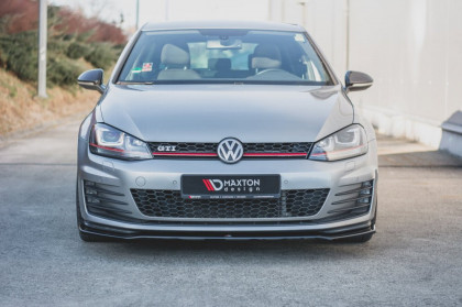 Spojler pod přední nárazník lipa V.2 VW Golf 7 GTI carbon look