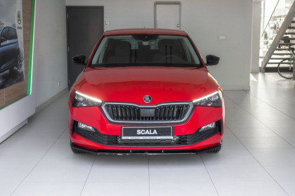 Spojler pod přední nárazník lipa V.1 Škoda Scala 2019 -  carbon look