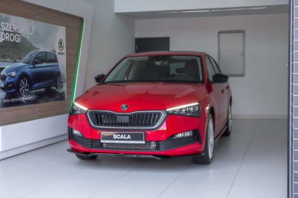 Spojler pod přední nárazník lipa V.2 Škoda Scala 2019 -  carbon look