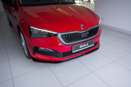 Spojler pod přední nárazník lipa V.3 Škoda Scala 2019 -  carbon look