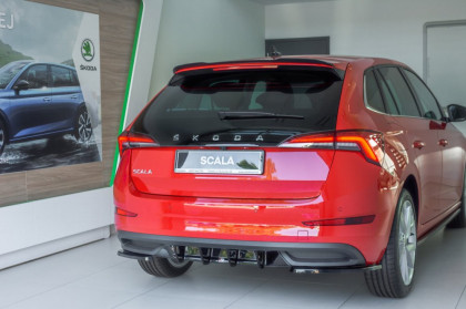 Splittery zadní boční Škoda Scala 2019 - černý lesklý plast