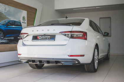 Difuzor zadního nárazníku Škoda Superb Mk3 FL 2019- carbon look