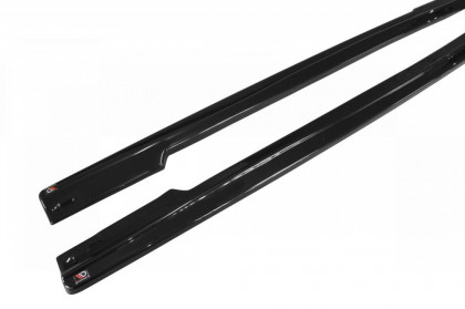 Prahové lišty RENAULT CLIO MK4 RS 2013- 2019 černý lesklý plast