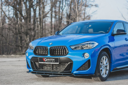 Spojler pod přední nárazník lipa BMW X2 F39 M-Packet carbon look