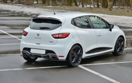 Splittery zadní boční RENAULT CLIO MK4 RS 2013- 2019 černý lesklý plast