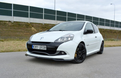 Spojler pod přední nárazník lipa RENAULT CLIO MK3 RS FACELIFT 2009- 2012 carbon look