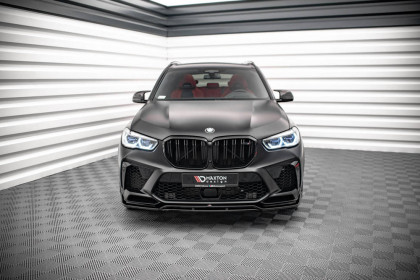 Spojler pod nárazník lipa V.3 BMW X5M F95 černý lesk
