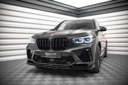 Spojler pod nárazník lipa V.3 BMW X5M F95 černý lesk