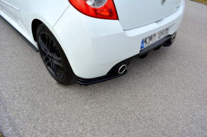 Splittery zadní boční RENAULT CLIO MK3 RS FACELIFT 2009-2012 černý lesklý plast