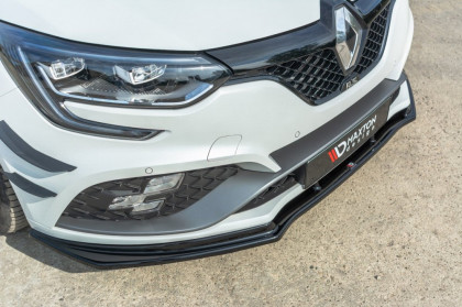 Spojler pod přední nárazník lipa V.1 Renault Megane IV RS 2018-  černý lesklý plast