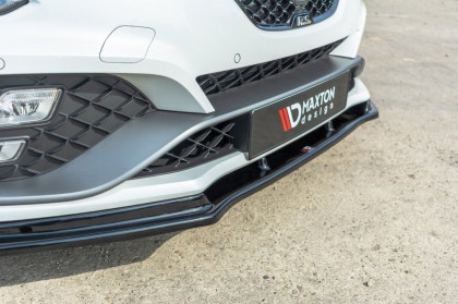 Spojler pod přední nárazník lipa V.1 Renault Megane IV RS 2018-  černý lesklý plast