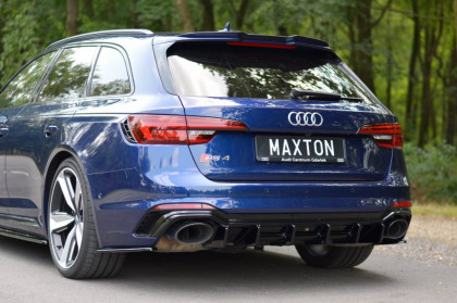 Prodloužení střešního spojleru Audi RS4 B9 Avant carbon look