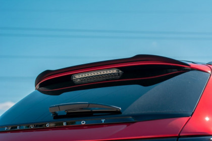 Prodloužení střešního spojleru Peugeot 508 Mk2 SW 2018-  černý lesklý plast